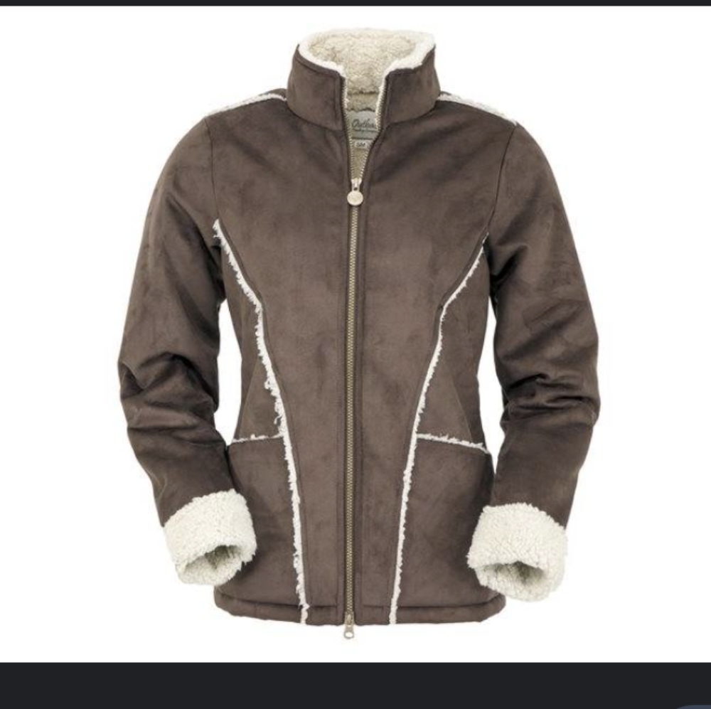 Bit and Bridle faux shearling jacket size 1X